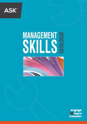 Management Skills Catalogue, catalogue of workshops available